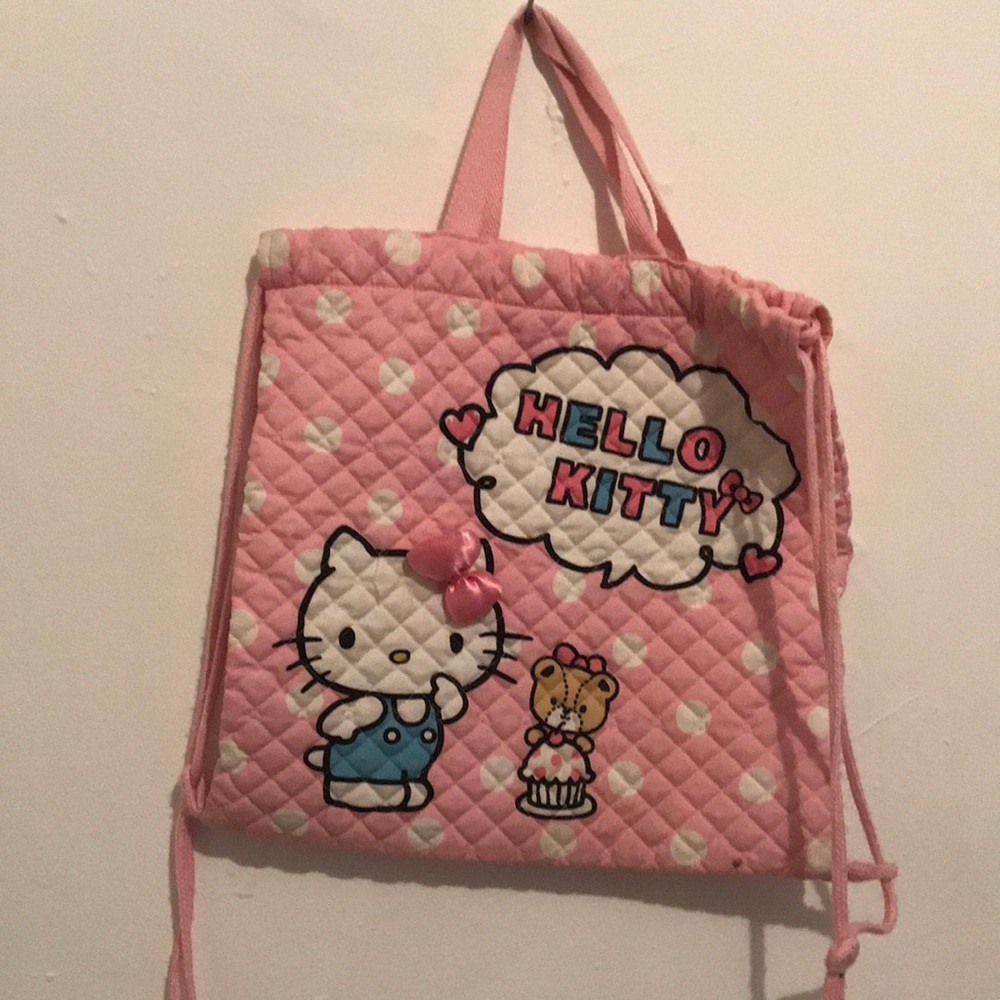 Hello kitty quilted bag